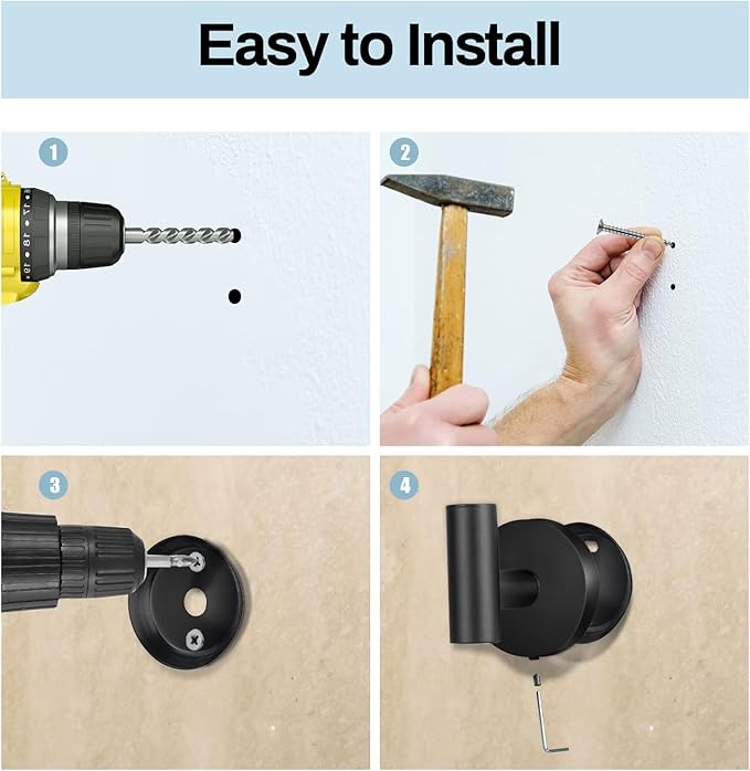 Kruodop Towel Hooks for Bathroom,4 Packs Wall Mount Towel Holder,Black Matte Wall Robe Hook,Stainless Steel Heavy Duty Door Hanger Towel Hook for Kitchen, Bedroom,Hotel,Pool,Coats - Silver