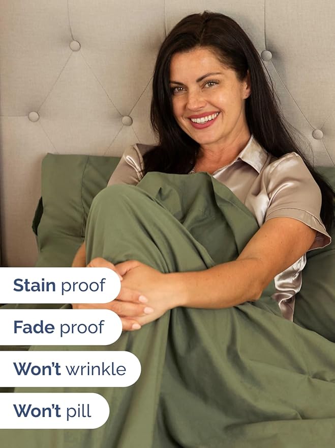Extra Deep King Sheet Set - 6 Piece Breathable and Cooling Sheets - Hotel Luxury Bedding for Women, Men, Kids & Teens - Easy & Secure Fit - Soft, Wrinkle Free & Comfy - Extra Deep Pockets - Sage Green