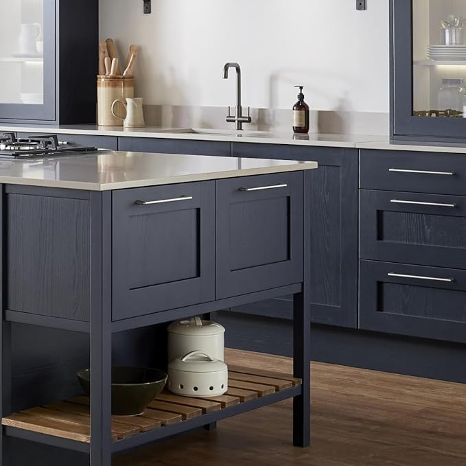 Goo-Ki Antique Silver Cabinet Pullls with 3 ''（76mm Hole Centers- Retro Style Zinc Alloy Cabinet Handles for Dresser,Wardrobe,Cupboard-6 Pack