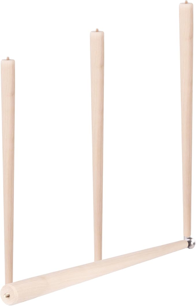 Waddell Round Taper Leg (4 Count, 28" H) | Self Leveling Quick Mount Wooden Legs with 5/16" #18 Hanger Bolt | Decorative Unfinished Furniture Legs for DIY Home Improvement | Mid Century Modern Decor
