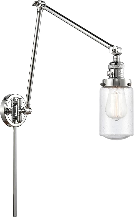 Innovations 238-PC-G314-LED LED Swing Arm Lamp from Franklin Restoration Collection