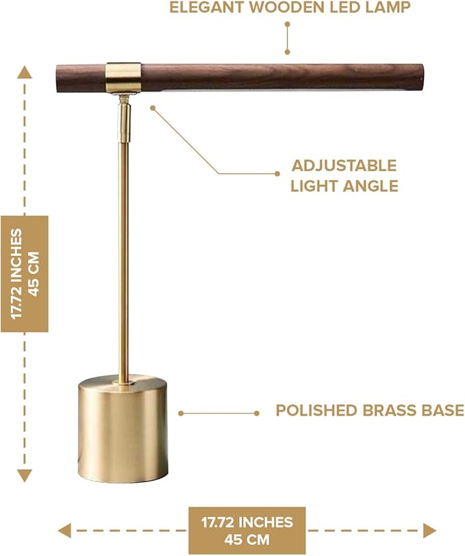 2 Pack Modern Banker Slim Table Lamp LED Desk Light - Adjustable Tilt Angle - Mid Modern Century for Home Library Bedside Office Desk Banking Desktop MCM I 3x Light Color - Cool Neutral Warm
