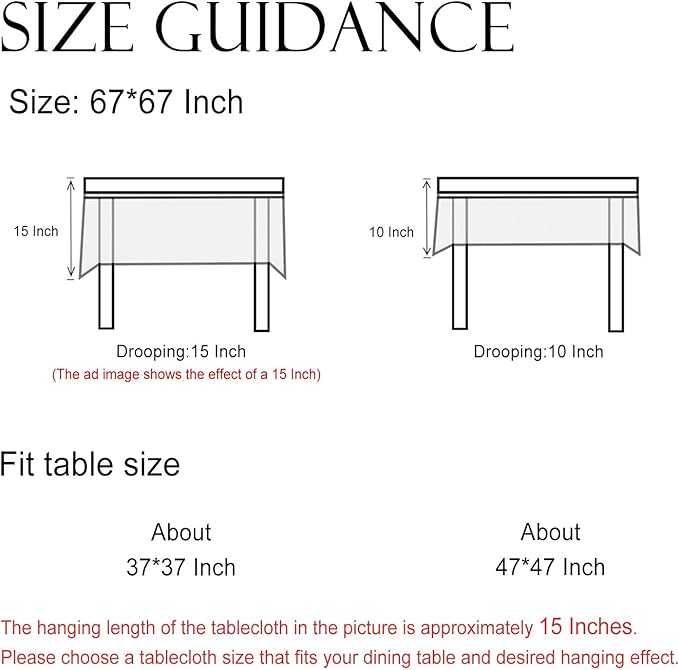 ISAENNE Designer French Pale Yellow Square Tablecloth,Linen Floral Table Cloth,Fall Wrinkle Resistant Decor Tablecloths for Dining Thanksgiving Banquet Kitchen Party,67"*67"-Estevan A