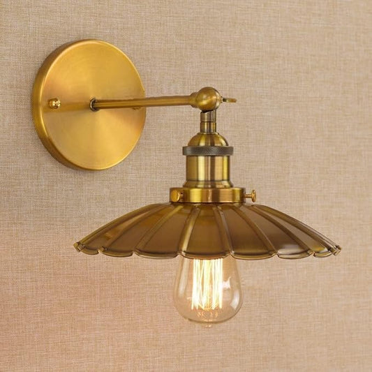 Adjustable Vintage Swing Arm Wall Light - Mid-Century Style for Bedroom, Living Room & More