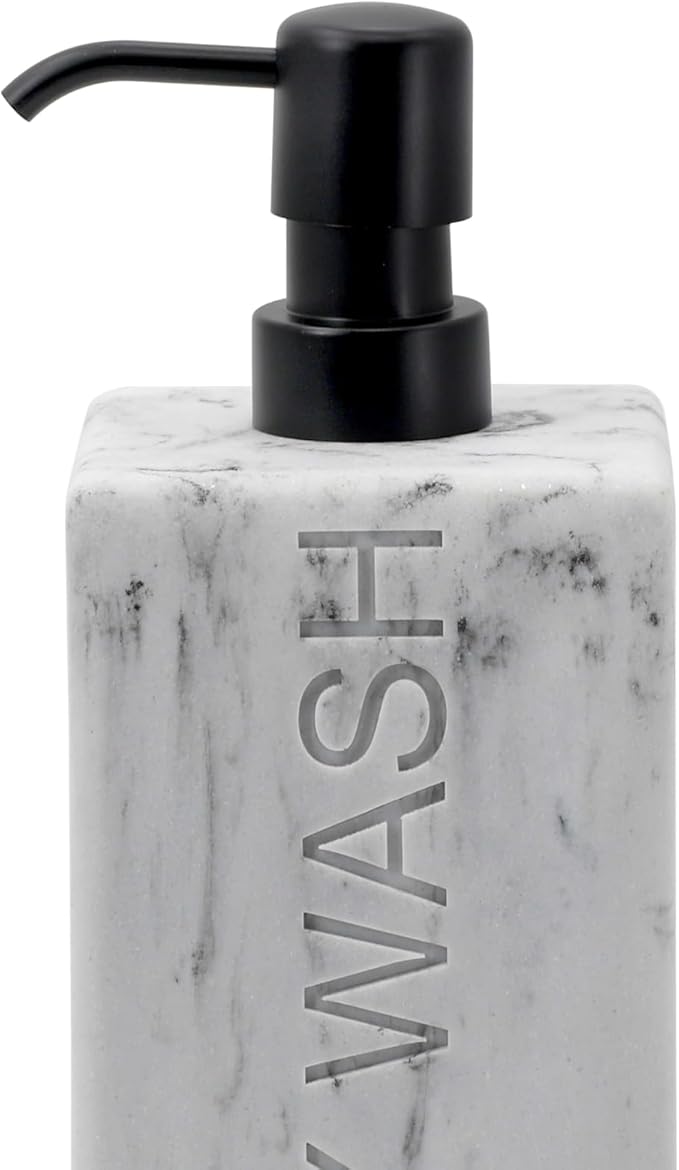 Rectangular Resin Dispenser Premium Bathroom Shampoo Conditioner Body Wash Bottle Modern Refillable Pump Design