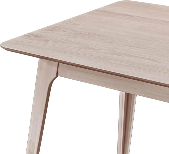 New Classic Furniture Oscar Wood Counter Height Table, White Ash