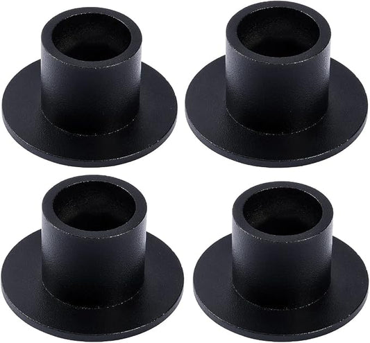 4PCS Black Taper Candle Holders, Matte Iron Candlestick Holders Centerpieces for Home Decoration, Wedding Anniversary, Party, Housewarming Gifts.