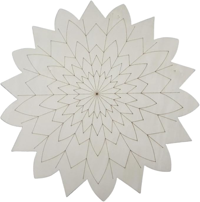 HouseVibe Geometry Wood Wall Art Ornament Bohemian Sculpture Decoration for Bathroom Bedroom Entryway Hallway Dining Room- Style I