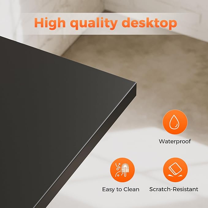 Mericonia 32 inch Computer Desk, Gaming Desk for Small Spaces, Modern Simple Style Table for Home Office, Study Student Writing Table
