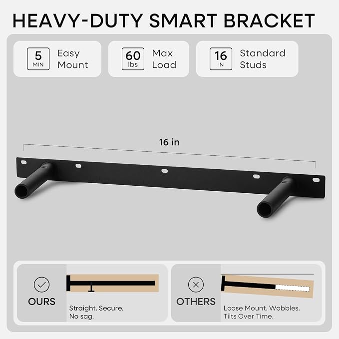 Homeforia 20 inch Golden Oak Floating Shelf, High End Solid Real Wood 20inch Small Floating Shelves for Wall Mounted, Oak Wooden 20in Floating Shelves, Heavy Duty Bracket, 20 X 6.5 X 1.75 in, Set of 4