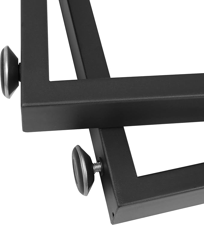 Metal Table Legs for Desk, Heavy Duty Square Tube Iron, DIY Furniture Legs for Dining and Coffee Table, Computer Desk, Workbench, Meeting Room Table (28, Rectangle 4x2)