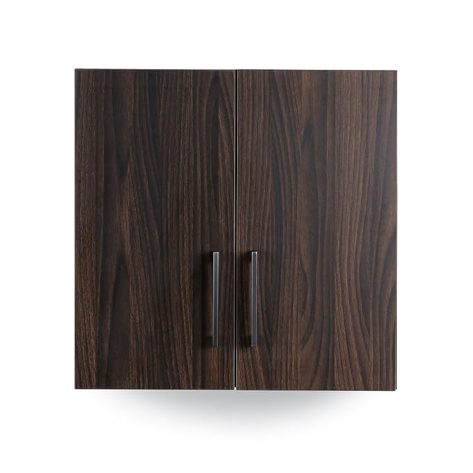 Minerva Overhead Towel Cabinet in Walnut
