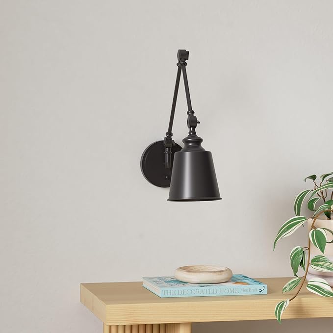 TW90033ORB 1-Light Swing Arm Lamp (2-Pack) in Oil Rubbed Bronze