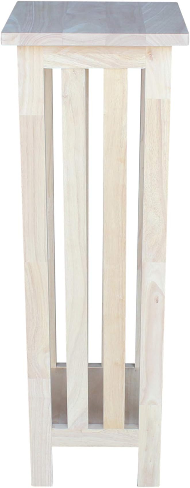 International Concepts Mission Plant Stand, 36-Inch High, Solid Parawood, Unfinished