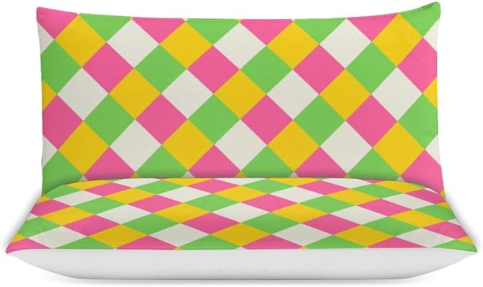 Rainbow Duvet Cover Set, Rainbow Lines Pattern Spectrum of Colors Abstract Art Decorative，Aesthetic Abstract Art Bedding 3 Piece (1 Duvet Cover 86"x70" + 2 Pillow Sham 20"x30")