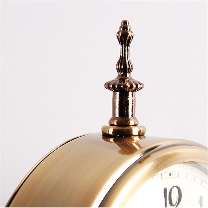 Desk Clock Clock Table Clock Living Room Decoration Retro Home Desktop Clock Fashion Table Clock Suitable Home Bedroom Decor (Color : B)