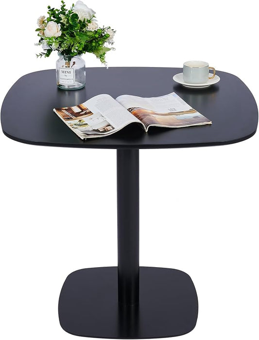 VONLUCE 32" Tulip Table,Kitchen Dining Table for 2 to 4 Person,Modern Dining Table with MDF Table Top & Pedestal Base for Dining Room, Living Room Black