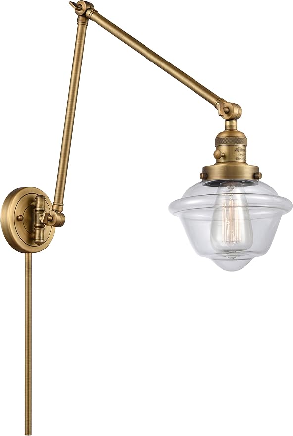 Innovations 238-BB-G532-LED LED Swing Arm Lamp from Franklin Restoration Collection