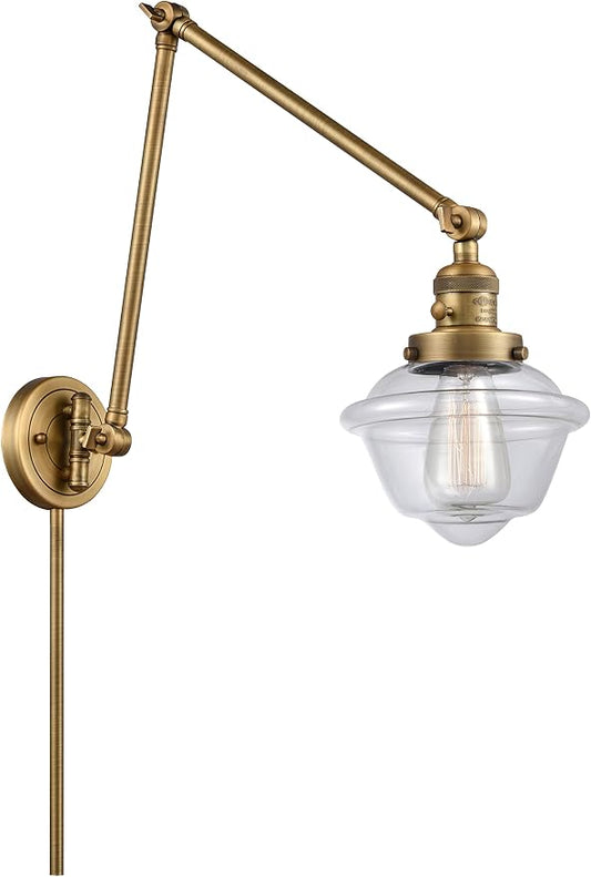 Innovations 238-BB-G532-LED LED Swing Arm Lamp from Franklin Restoration Collection