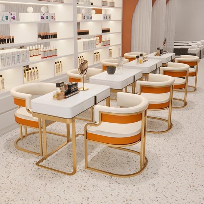 YCKEGEW Leather Modern Tub Chair Upholstered Armchair for Living Room,Dining Room Chairs Guest Chairs for Reception Single Sofa Chair with Golden Metal Legs(White)