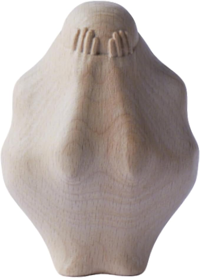 Wooden Sculpture of Person Trapped in Wood – 4.5" Abstract Human Figurine, Unique Modern Desk Decor, Artistic Gift Idea, Gifts for Healers