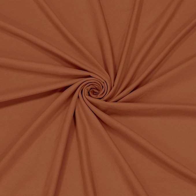 Mejoroom King Size Bed Sheet Set - Hotel Luxury 1800 Bedding Sheets & Pillowcases - 16" Deep Pocket Fitted Sheet, Soft, Wrinkle & Breathable, Fade Resistant - 4 Piece(King, Terracotta)