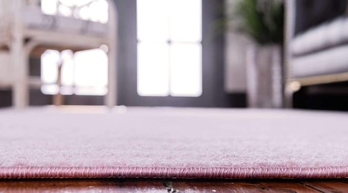 Unique Loom Bromley Collection Area Rug - Wells (5' 1" x 8' Rectangle, Pink/ Ivory)