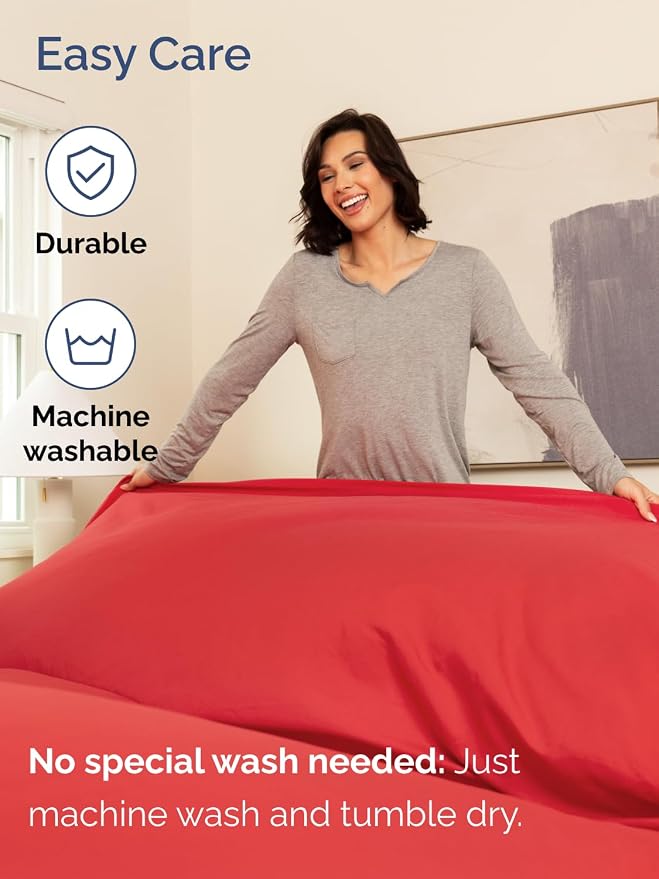 Extra Deep Queen Sheet Set - 6 Piece Breathable and Cooling Sheets - Hotel Luxury Bedding for Women, Men, Kids & Teens - Easy & Secure Fit - Soft, Wrinkle Free and Comfy w/Extra Deep Pockets - Red