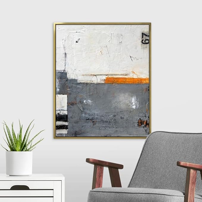 CANVAS ON DEMAND Toss Up Canvas Wall Art Print by Erin Ashley, Abstract, Contemporary, Home Decor, Modern Abstract, Artwork,20" x24in
