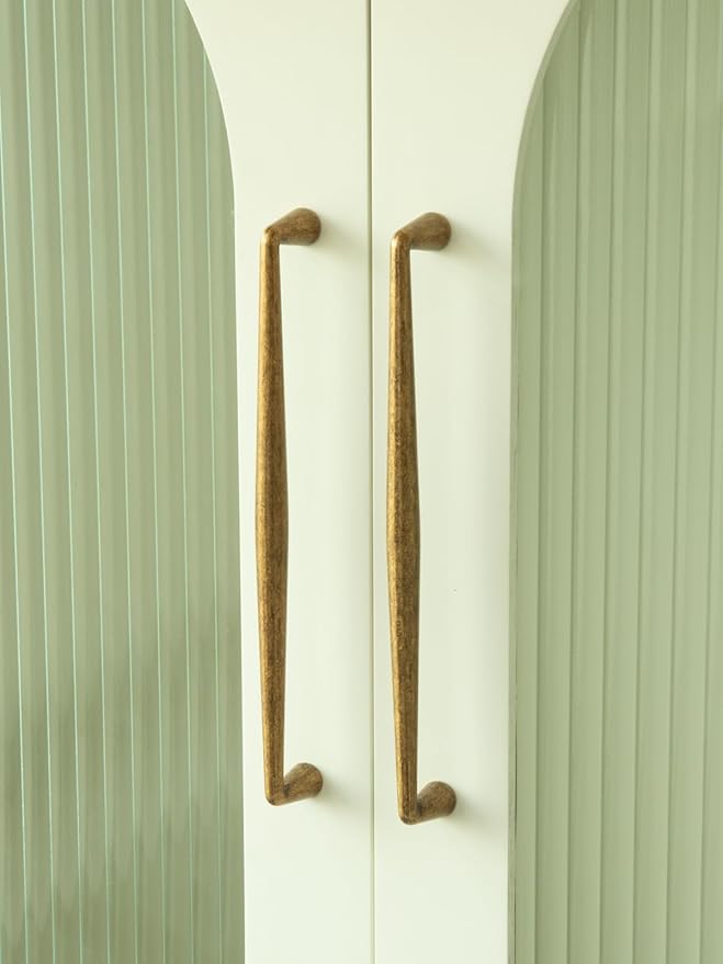Antique Brass Zinc Alloy Cabinet Pulls - 7.56" (192mm)Hole Center Classic Vintage Drawer Handles ,Kitchen Cupboard Bathroom Dresser Cabinet Hardware (2, Antique Brass, 7.56" (192mm)Hole Centers)