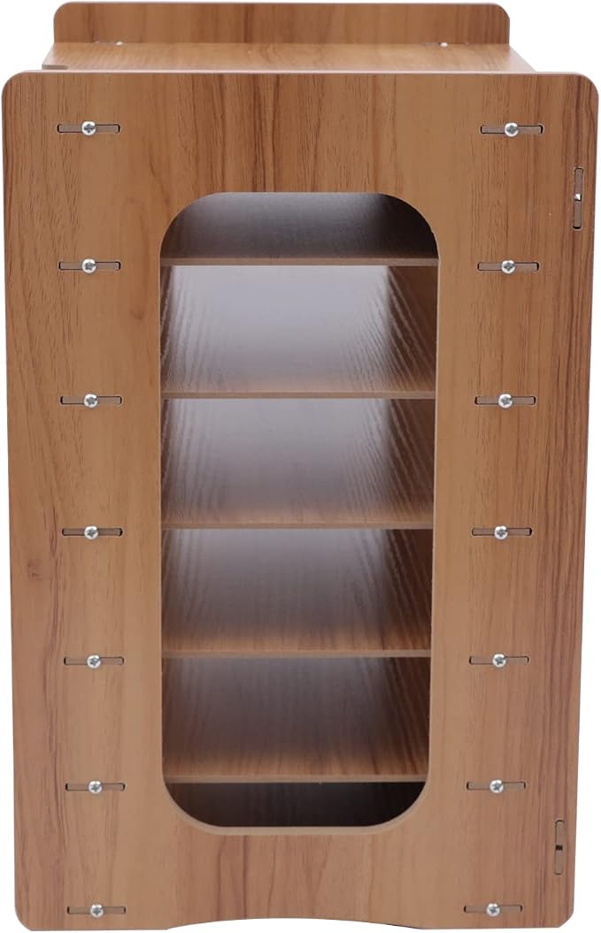 7Tier Widen Wood Office Paper Organizer, File Organizer Desktop,Document Letter Mail Tray Sorter,File Holder Desk Letter Tray, Sorter Document Book Magazine Storage Shelf Rack 14.17 * 9.84 * 15.16in