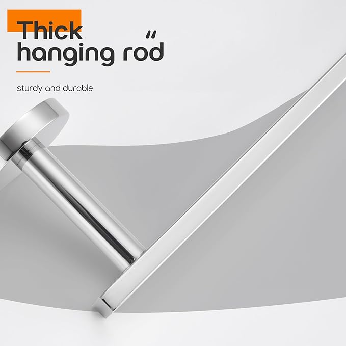Bath Towel Rings Polished Chrome Bathroom Towel Holder Modern Small Hand Towel Bars Stainless Steel Wall Mounted AN3001CH