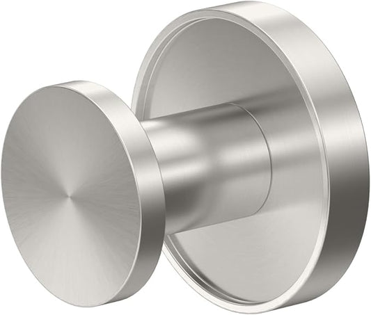 Gatco Bath Towel Hook | Retro–Modern Wall Hook for Robes, Towels, and Clothes | Sky 5565, Satin Nickel