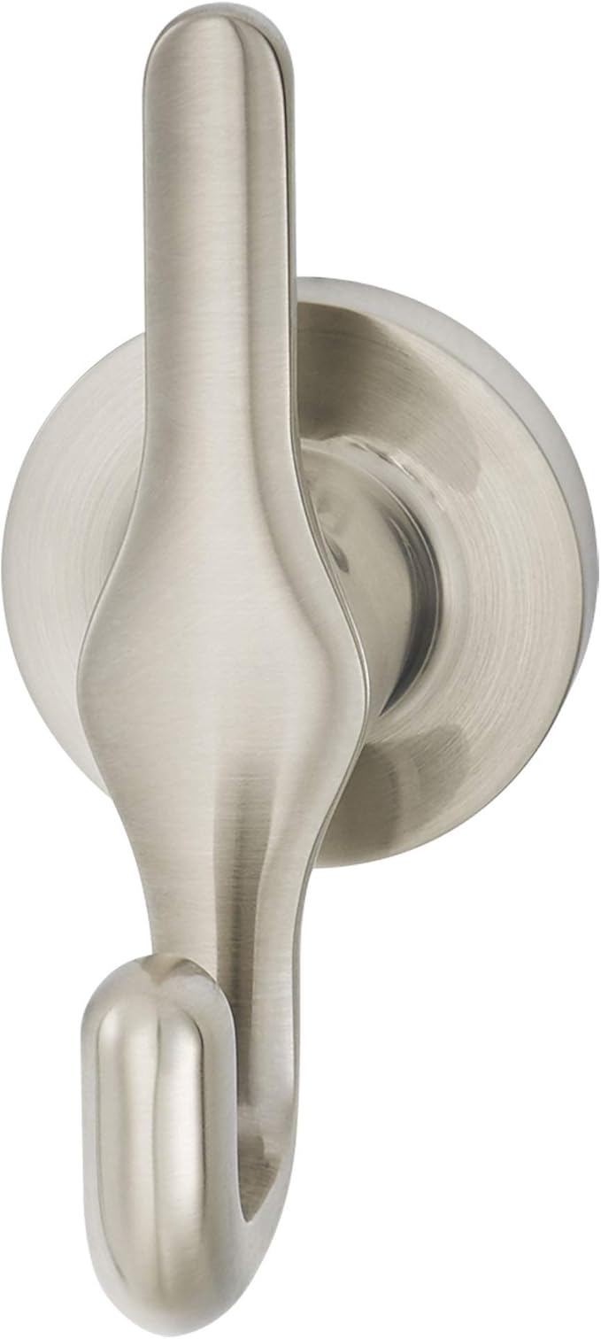 American Standard 7105210.295 Studio S Double Robe Hook, Brushed Nickel