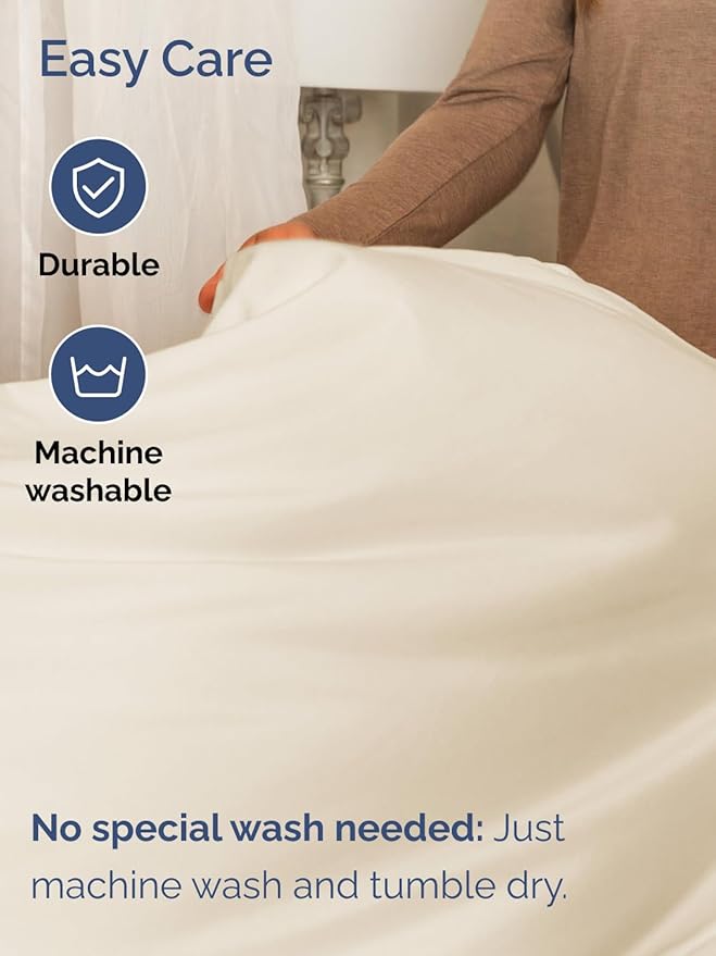 Extra Deep Cal King Sheet Set - 6 Piece Breathable and Cooling Sheets - Hotel Luxury Bedding for Women, Men, Kids & Teens - Easy & Secure Fit - Soft and Wrinkle Free - Extra Deep Pockets - Off White