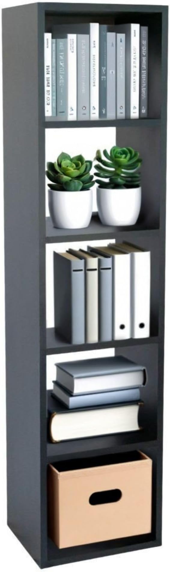 Custom Sized 5-Cube Cubby; Choose color, width, depth, and height. Units are 3/4 inch thick premium grade melamine for strong, solid unit. Easy assembly. Place on the floor or mount on a wall.