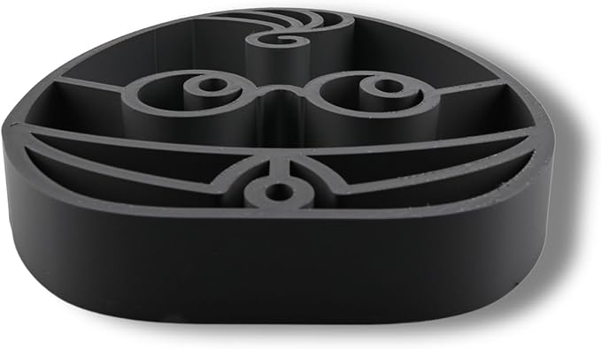 Easter Egg Sculpture – Minimalist Decorative Accent for Spring & Year-Round Home Decor | Collectible Design | Modern Holiday Display (Boy Wizard Matte Black)