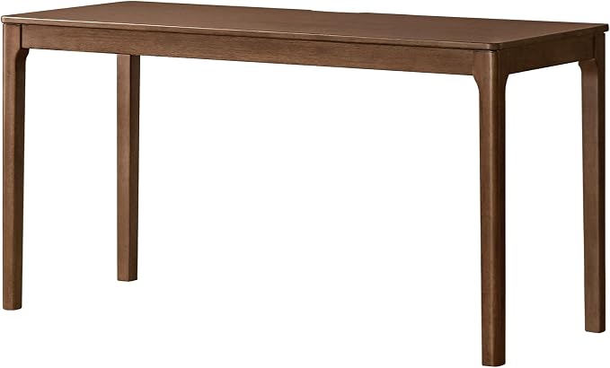 Solid Wood Computer Desk, Mid Century Modern Wood Desk,Home Office Writing Desk for Home Office, Study, Working 47.24" W