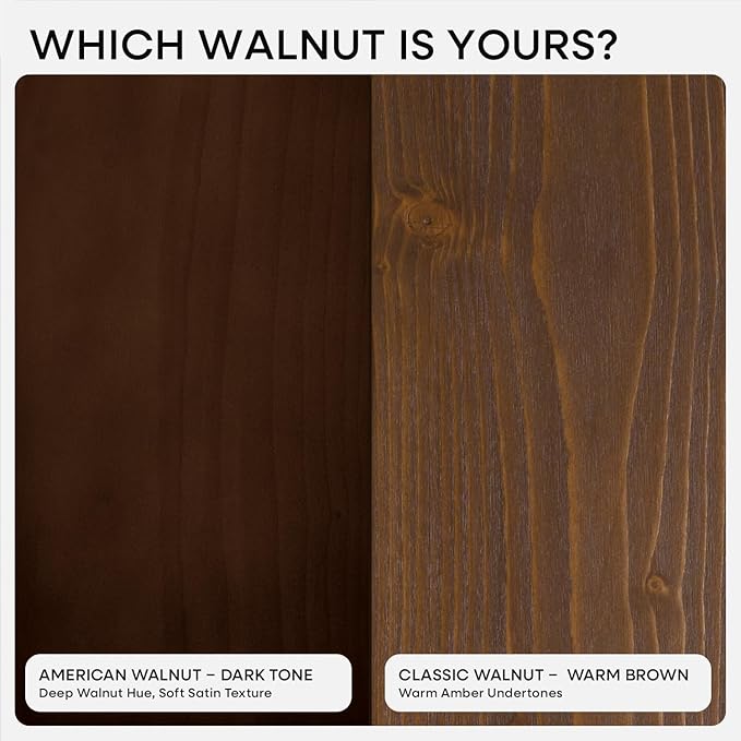 Homeforia Walnut 36 inch Floating Shelf, High End Solid Real Wood 36inch Large Shelves for Bathroom Wall, Dark Brown 36 inches Long Floating Shelves, Heavy Duty Bracket, 36 X 6.5 X 1.75 inch, Set of 2