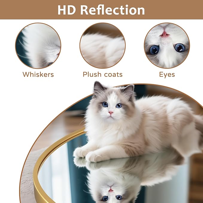 Asymmetrical Wall Mirror, Irregular Shaped Frameless Vanity Mirror, Modern Decorative Mirror for Entryway, Living Room, Bathroom