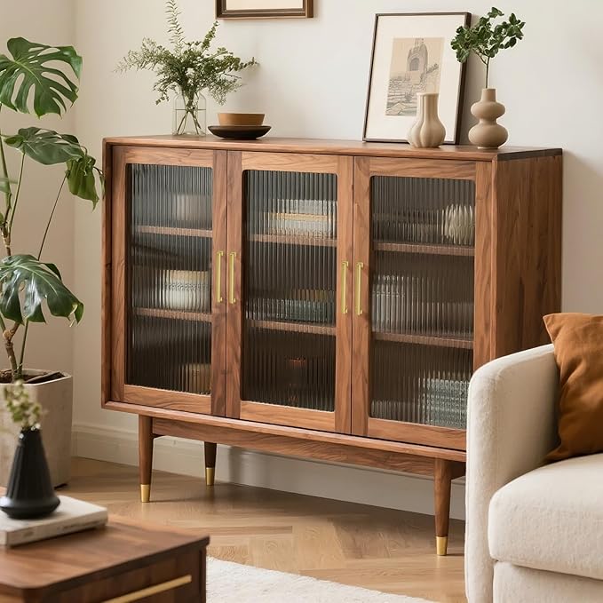 Lardmon 10 Pack 3.75 Inch(96mm) Hole Center Brushed Gold Modern Cabinet Pulls Kitchen Cabinet Handles Kitchen Cabinet Hardware Timeless Drawer Pulls for Dresser Cupboard Wardrobe, B-Gold(3.75x10)