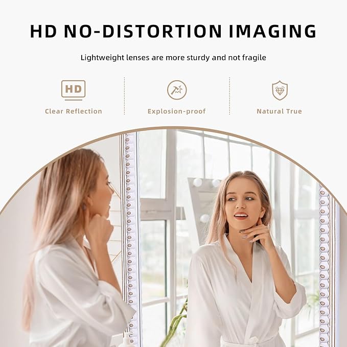 Decointo 36x24 Inch Rustic Farmhouse Arched Wall Mirror | Wooden Decorative Arch Mirrors for Bathroom Over Sink, Entryway, Living Room, Bedroom, Foyer