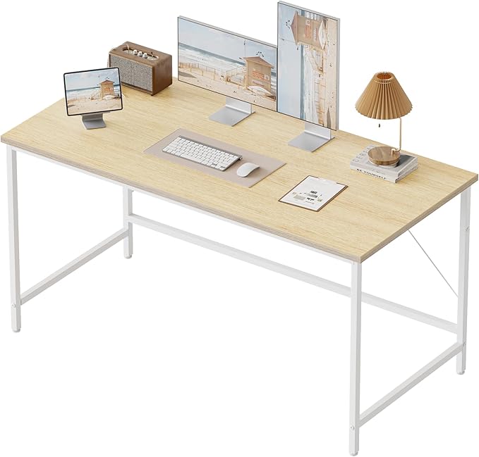 Mericonia 40 inch Computer Desk, Gaming Desk for Small Spaces, Modern Simple Style Table for Home Office, Study Student Writing Table
