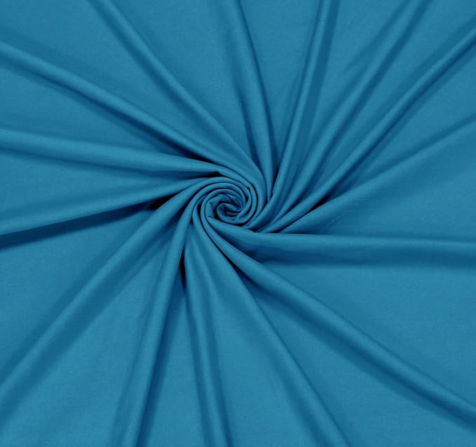 Mejoroom Queen Size Sheet Set - Hotel Luxury 1800 Bedding Sheets & Pillowcases - Deep Pocket Fitted Sheet, Soft, Breathable, Wrinkle & Fade Resistant - 4 Piece (Queen,Peacock Blue)