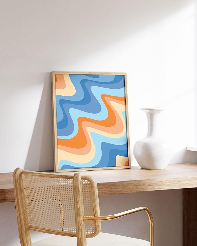 HAUS AND HUES Beach Prints Wall Art – Ocean & Tropical Beach Posters for Walls, Coastal Artwork, Aesthetic Seaside Decor (16x20, Unframed)