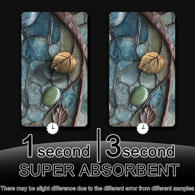 Bath Mat Rug,Mosaic-Stone Tree Non Slip Quick Dry Super Absorbent Thin Bathroom Rugs Fit Under Door-Easy to Clean Bathroom Floor Mats-Shower Rug for Shower Sink Bathtub(17" x 27.5"in)