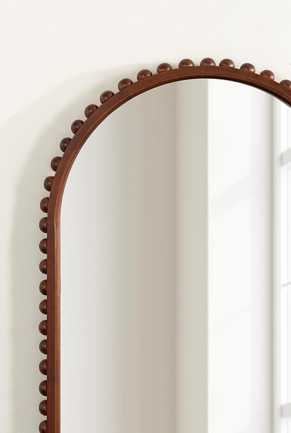 Kate and Laurel Beadbrook Modern Beaded Arched Mirror