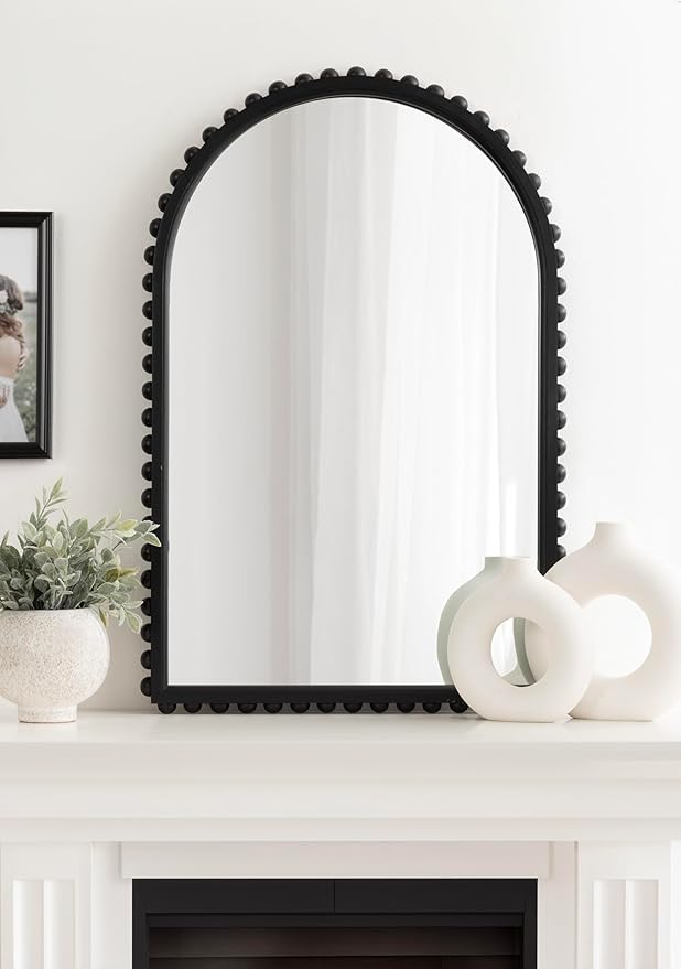 Kate and Laurel Beadbrook Modern Beaded Arched Mirror