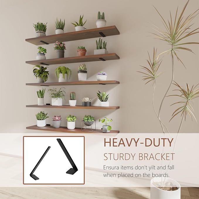 5 Tier Book Shelf,48 inch Long Floating Shelf for Wall,Adjustable Large Bookcase,Wall Mounted Bookshelf for Books/Lego/Plants