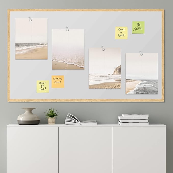SIGNWIN Poster Bathroom Decor 8"x10"x 4, Wall Art Room Decor Multicolor for Living Room, Bedroom, Office White Minimalist Ocean Beach Seashore Landscape Nature Wilderness Realism Landscape
